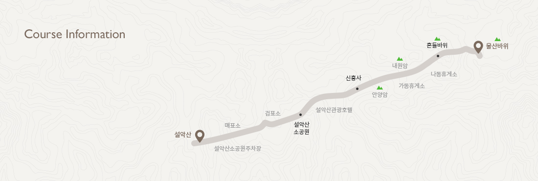 울산바위 전경